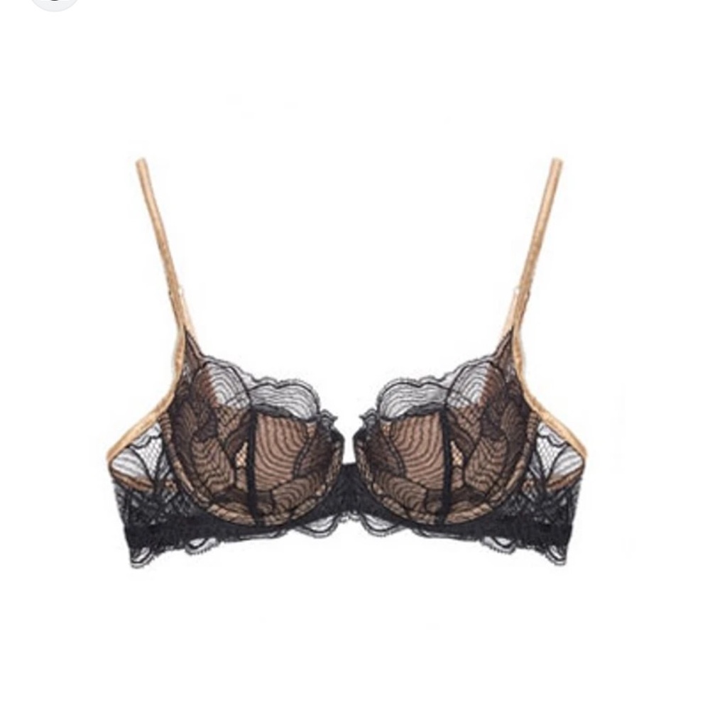 NWT La Perla Silk and Lace Balconette Bra